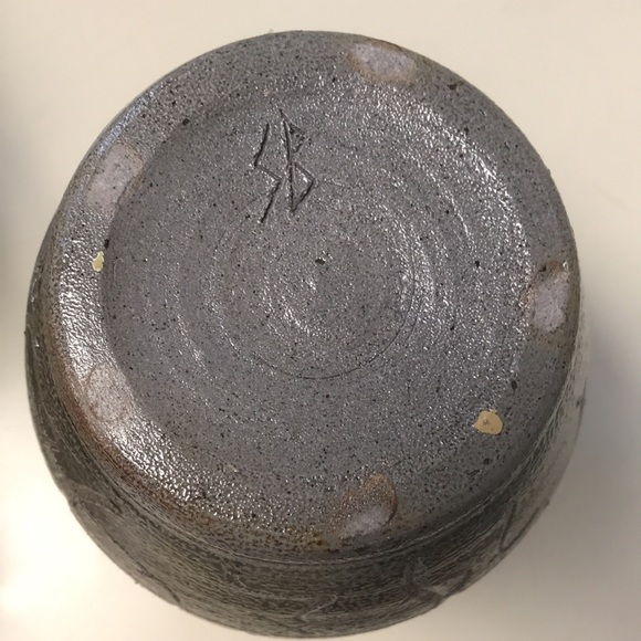 Studio Pottery Salt Glaze SB‎ Signed Vase - Picture 4 of 7
